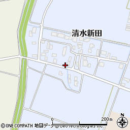 山形県鶴岡市清水新田37-2周辺の地図