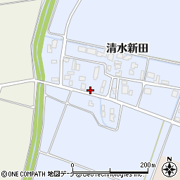 山形県鶴岡市清水新田43周辺の地図