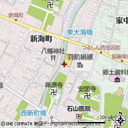 山形県鶴岡市新海町20周辺の地図