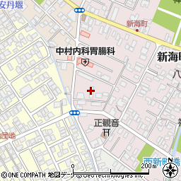 山形県鶴岡市新海町15周辺の地図