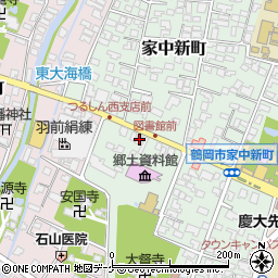 山形県鶴岡市家中新町14-46周辺の地図