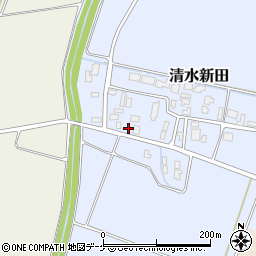 山形県鶴岡市清水新田23周辺の地図