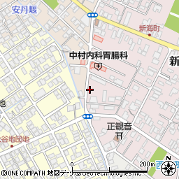 山形県鶴岡市新海町15-22周辺の地図