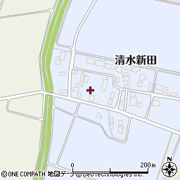 山形県鶴岡市清水新田25周辺の地図