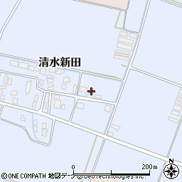 山形県鶴岡市清水新田89周辺の地図