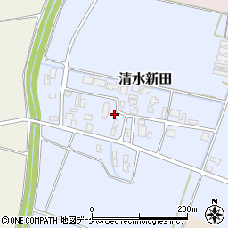 山形県鶴岡市清水新田34周辺の地図