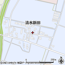 山形県鶴岡市清水新田75周辺の地図