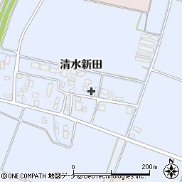 山形県鶴岡市清水新田79周辺の地図