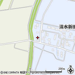 山形県鶴岡市清水新田5周辺の地図