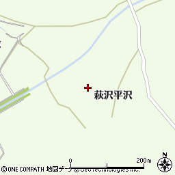 宮城県栗原市築館萩沢平沢81-1周辺の地図