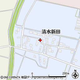 山形県鶴岡市清水新田32周辺の地図