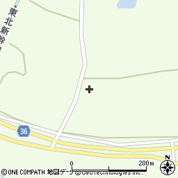 宮城県栗原市築館萩沢加倉周辺の地図