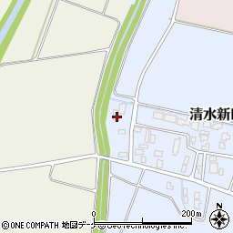 山形県鶴岡市清水新田12周辺の地図