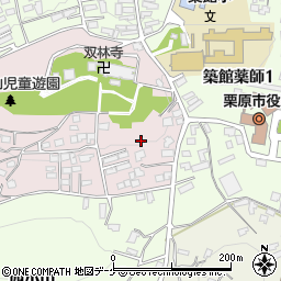 宮城県栗原市築館薬師台2周辺の地図