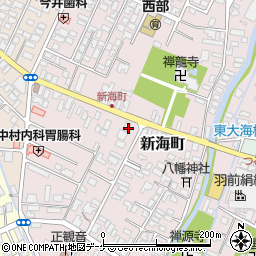 山形県鶴岡市新海町16-53周辺の地図