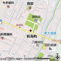 山形県鶴岡市新海町10-31周辺の地図