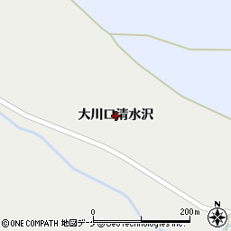 宮城県栗原市一迫大川口清水沢周辺の地図