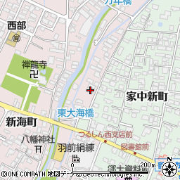 山形県鶴岡市新海町3-23周辺の地図