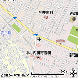 山形県鶴岡市新海町13-32周辺の地図