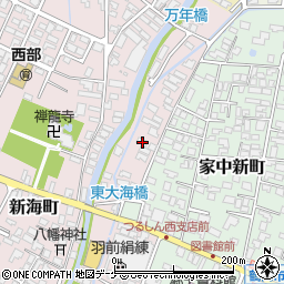 山形県鶴岡市新海町3-21周辺の地図