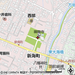 山形県鶴岡市新海町10周辺の地図