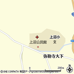 上沼ふれあいセンター周辺の地図