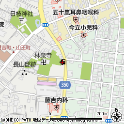 丸輝石油株式会社　鶴岡営業所周辺の地図