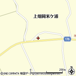 宮城県栗原市若柳（上畑岡米ケ浦前）周辺の地図