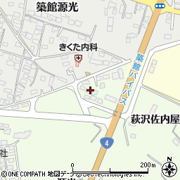 宮城県栗原市築館源光94周辺の地図