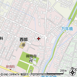 山形県鶴岡市新海町9-74周辺の地図