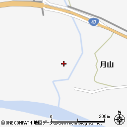 宮城県大崎市鳴子温泉滝岸46周辺の地図