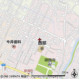 山形県鶴岡市新海町9-22周辺の地図