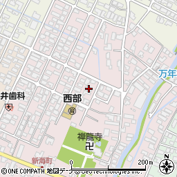 山形県鶴岡市新海町9-66周辺の地図