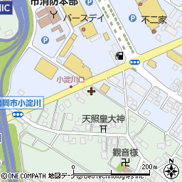 山形県鶴岡市小淀川谷地田周辺の地図