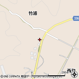 山形県鶴岡市西目107周辺の地図