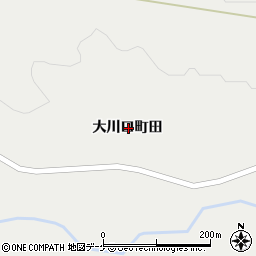 宮城県栗原市一迫大川口町田周辺の地図