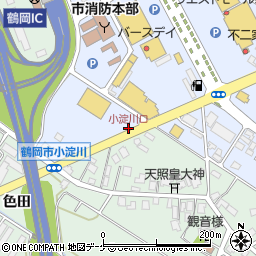 小淀川口周辺の地図