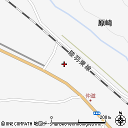 宮城県大崎市鳴子温泉中道周辺の地図