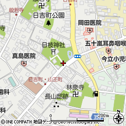 山王日枝神社・富樫﻿ろうそく店周辺の地図