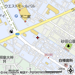 山形県鶴岡市淀川町25-8周辺の地図