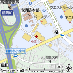 山形日産自動車販売株式会社　店舗支援営業部周辺の地図