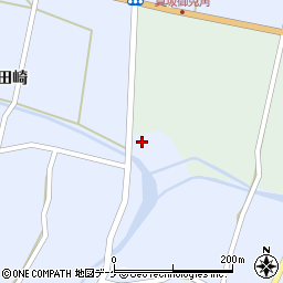 宮城県栗原市一迫真坂清水水門下周辺の地図