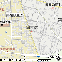 渋谷酒店周辺の地図