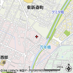 山形県鶴岡市新海町7周辺の地図