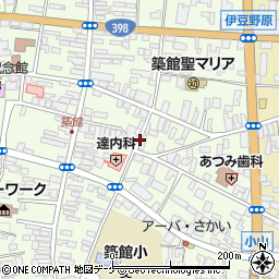 株式会社ヨネキ十字堂薬局　築館店周辺の地図