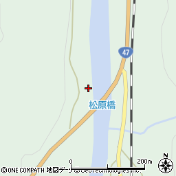 松原橋周辺の地図