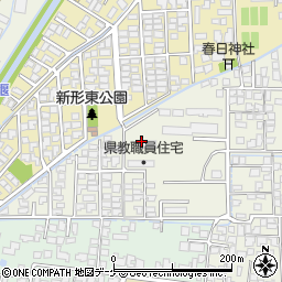 山形県職員住宅周辺の地図