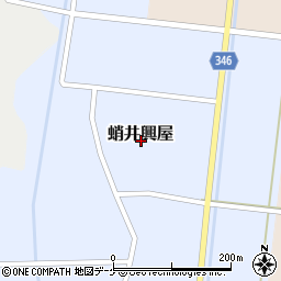 山形県鶴岡市蛸井興屋周辺の地図