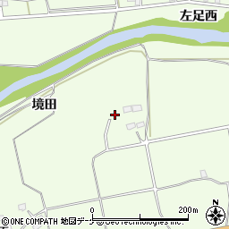 宮城県栗原市築館境田86周辺の地図