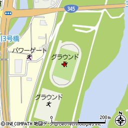 赤川河川緑地公園陸上競技場周辺の地図